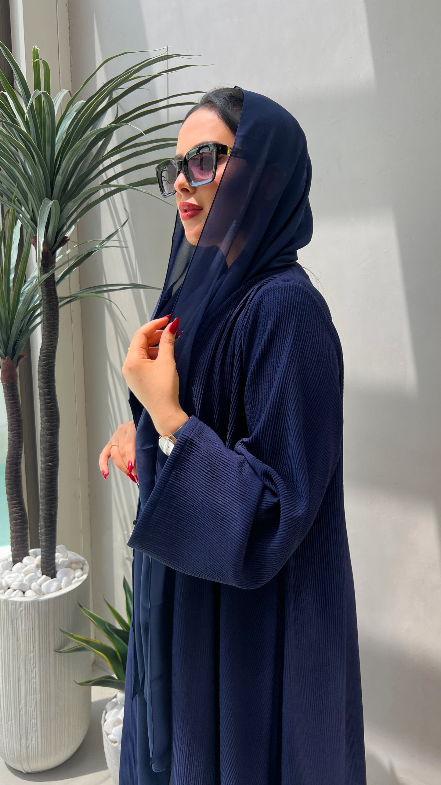 Blue Abaya zoom