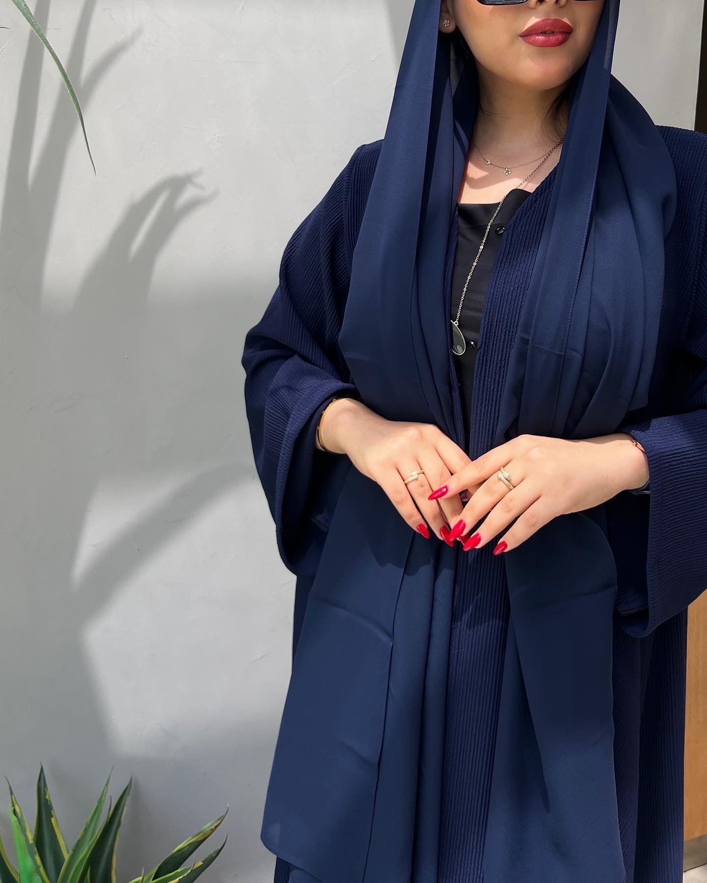 Blue Abaya zoom